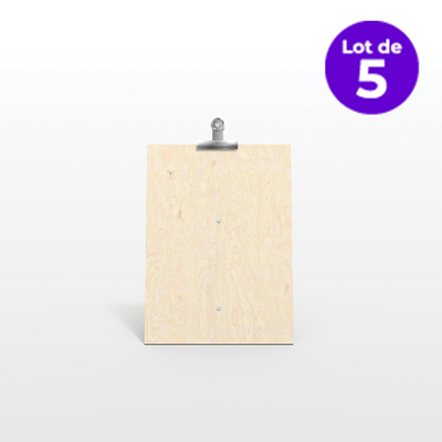 Chevalet Incliné A4 V - Lot de 5